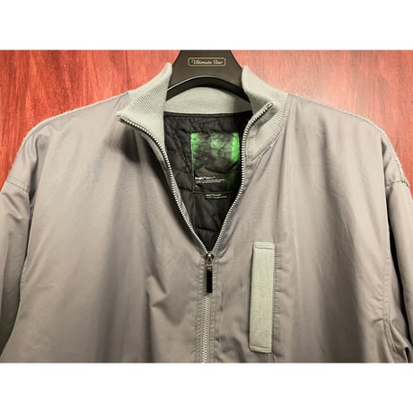▲訳あり商品▲ 激レア MADE IN JAPAN製 SWAGGER 初期モデル 背面ニット中綿フルジップジャケット グレー Sサイズ