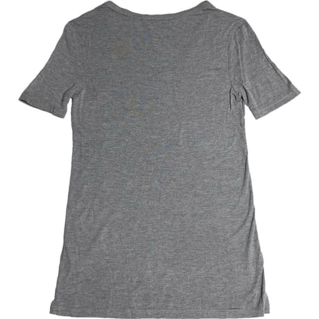 T by ALEXANDER WANG 胸ポケット付きVネックTシャツ グレー XSサイズ