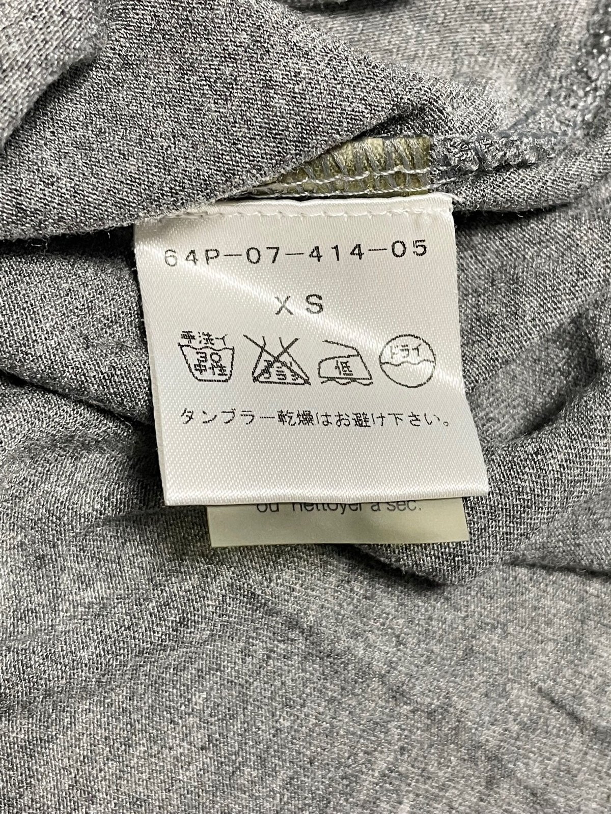 T by ALEXANDER WANG ポケット付きVネックTシャツ グレー XS T by ALEXANDER WANG ポケット付きVネックTシャツ グレー XS