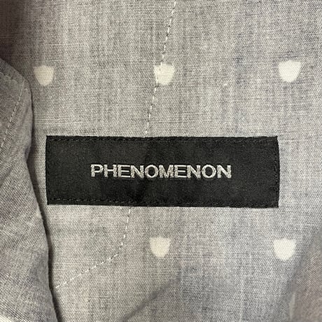 MADE IN JAPAN製 PHENOMENON 2013年SSモデル 異素材切り替え総柄ハーフパンツ マルチカラー W32/Lサイズ