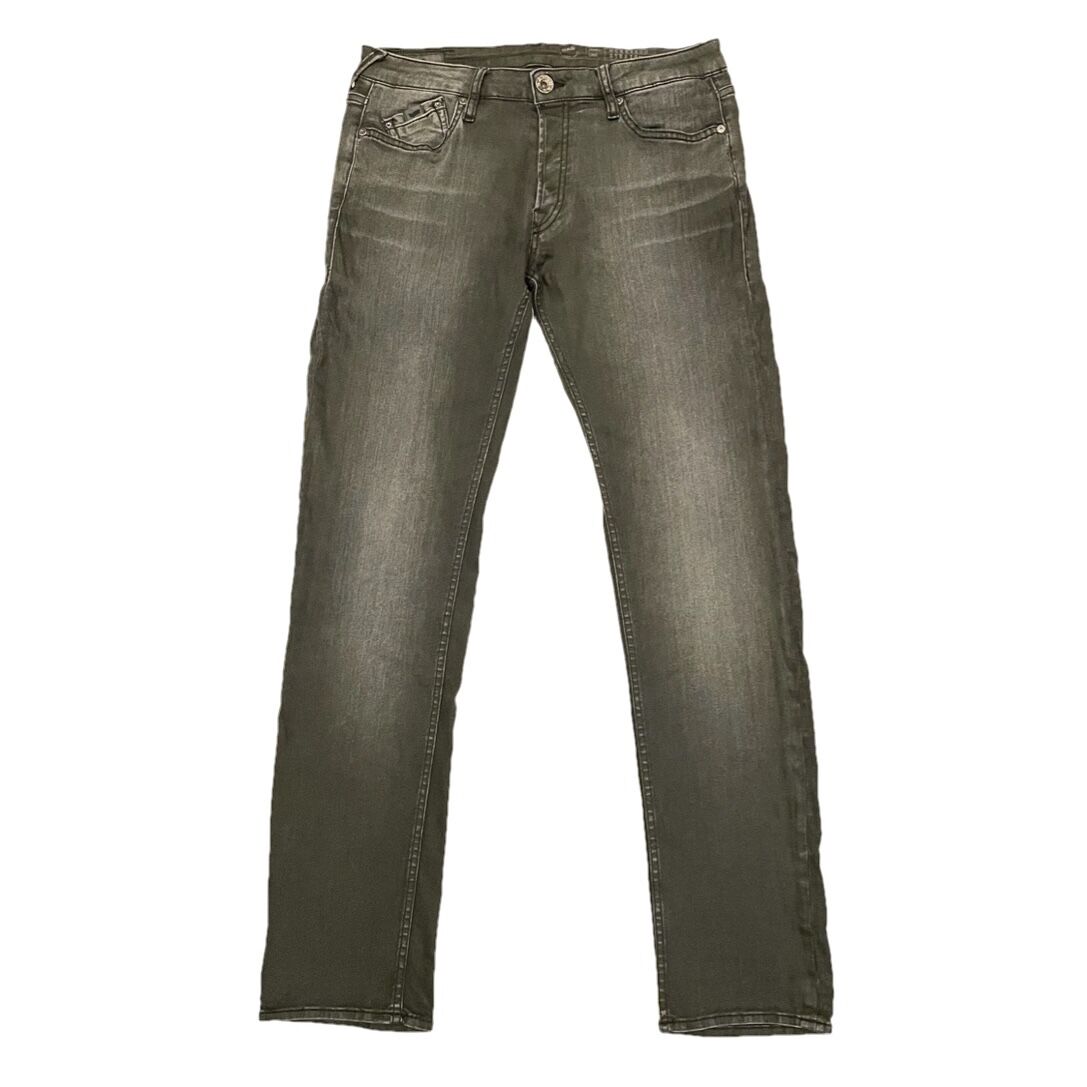 MADE IN EU製 GAS MORRISON MODEL ストレッチブラックデニムパンツ  