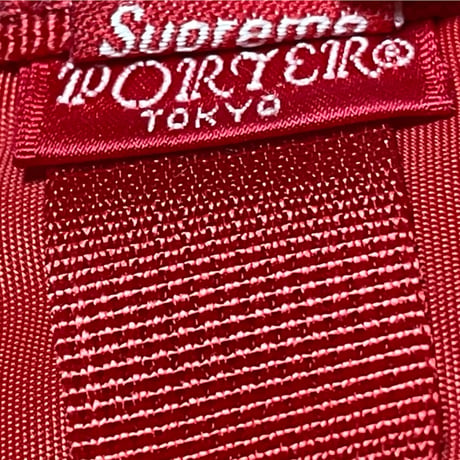 激レア 限定品 SUPREME × PORTER 08SS SUPREME代官山店10周年記念バックパック レッド Fサイズ
