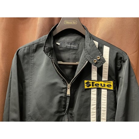 MADE IN ITALY製 DSQUARED2 ライダースジャケット ブラック 46サイズ