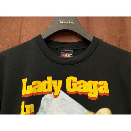 LADY GAGA THE MONSTER BALL TOUR 2010 半袖Tシャツ SHOOTボディ ブラック Mサイズ