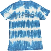 ▲訳あり商品▲ MADE IN ITALY製 FRANKLIN MARSHALL ALUMNI タイダイ染めプリントTシャツ ブルー Sサイズ