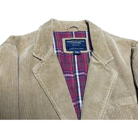 AMERICAN EAGLE OUTFITTERS コーデュロイテーラードジャケット キャメル Mサイズ