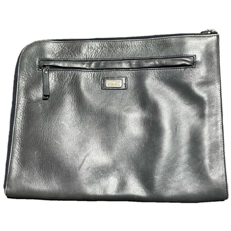 MADE IN ITALY製 ZANELLATO POSTINA パイソンレザークラッチバック グレー