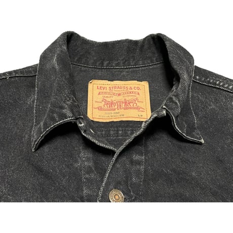 MADE IN CANADA製 LEVI'S ブラックデニムジャケット 75529-0260 ブラック Sサイズ