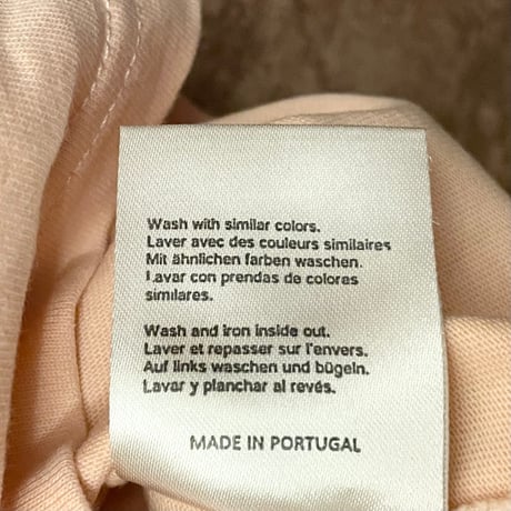 MADE IN PORTUGAL製 PIGALLE プリントTシャツ サーモンピンク Mサイズ