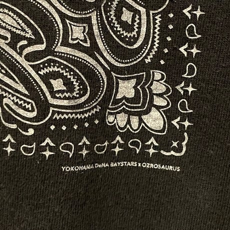 レア YOKOHAMA DeNA BAYSTARS × OZROSAURUS × STARTER BLACK LABEL コラボレーションTシャツ ブラック Lサイズ