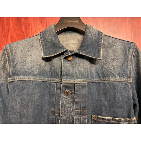 MADE IN USA製 AG ADRIANO GOLDSCHMIED AG-ed RESERVE 30's JACKET WORKER JACKET デニムジャケット インディゴ XXSサイズ