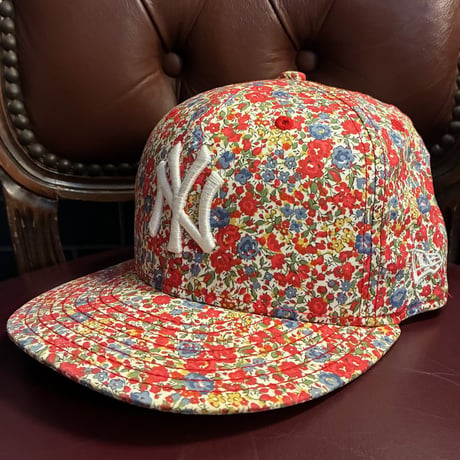 NEW ERA × MLB NEW YORK YANKEES × LIBERTY 花柄 59FIFTY ベースボールキャップ マルチカラー 7-3/8 58.7cm