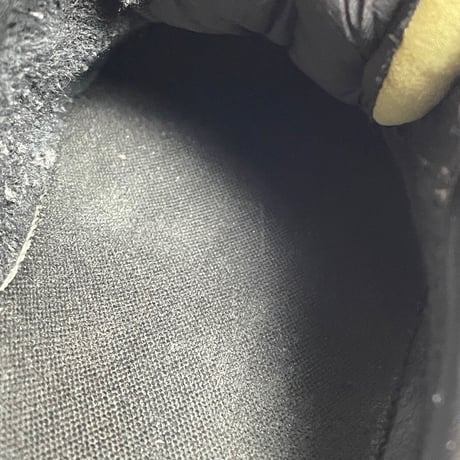 箱付き MADE IN ITALY製 RUN OF BLACK MAMBA レザースニーカー ブラック 40サイズ
