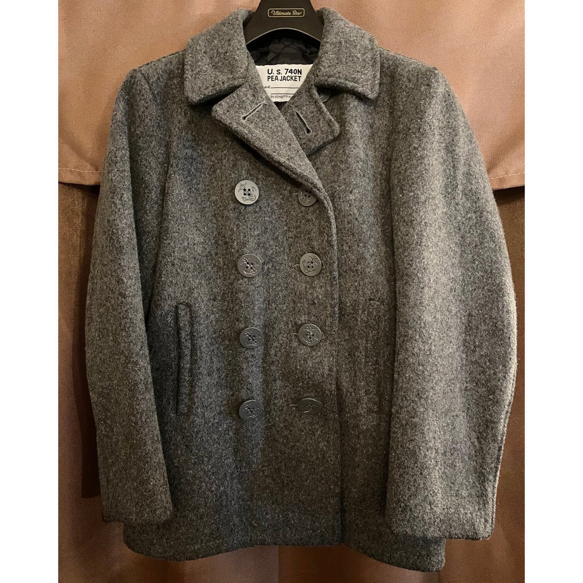 極美品 大きいサイズ SCHOTT Pコート XL 740N USA製 ショット 極美品 大きいサイズ SCHOTT Pコート XL 740N USA製 ショット
