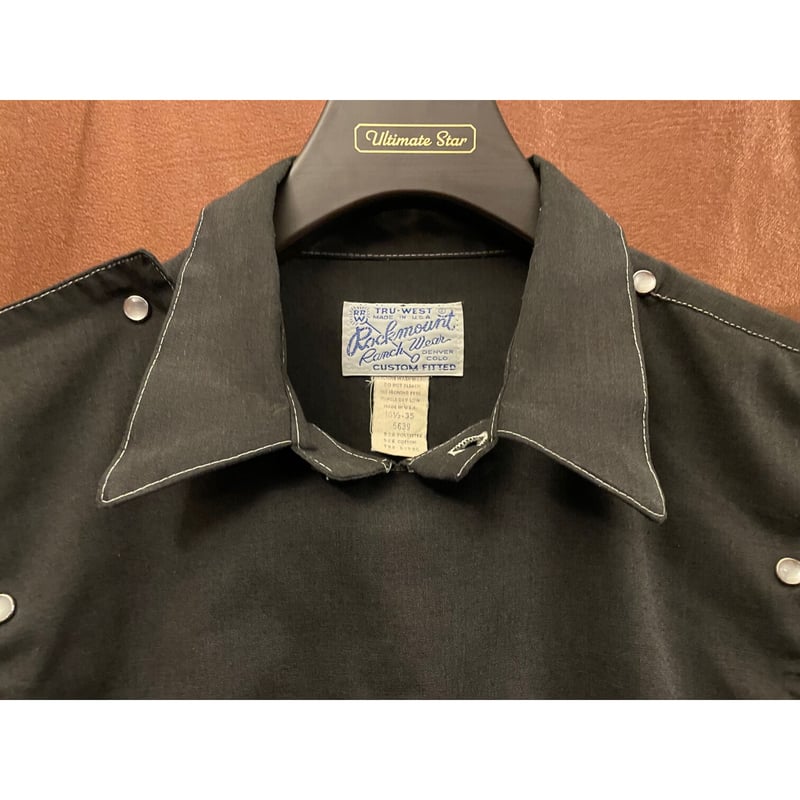 MADE IN USA製 Rockmount Ranch Wear コックコート型長袖ウエスタ