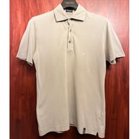 【BEAMS F 取り扱い】 MADE IN ITALY製 Drumohr 半袖鹿の子ポロシャツ ベージュ Mサイズ