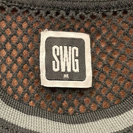 SWAGGER メッシュタンクトップ ブラック Mサイズ