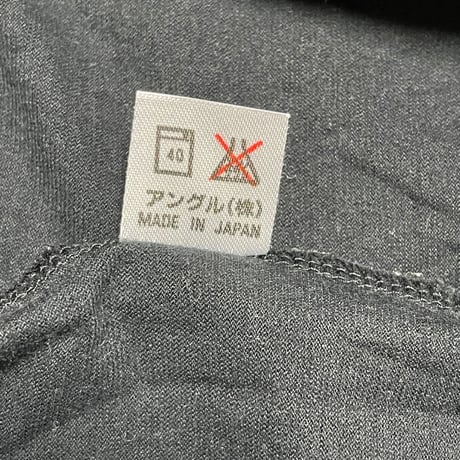 MADE IN JAPAN製 KANZO HOMME ヘンリーネックTシャツ ブラック Mサイズ