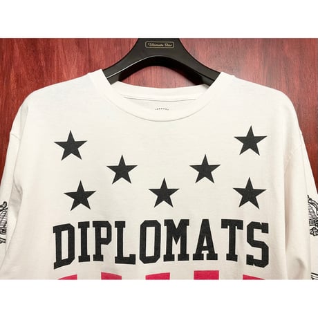 DIPLOMATS OFFICIAL DIPSET PRODUCT 長袖プリントTシャツ ホワイト Mサイズ