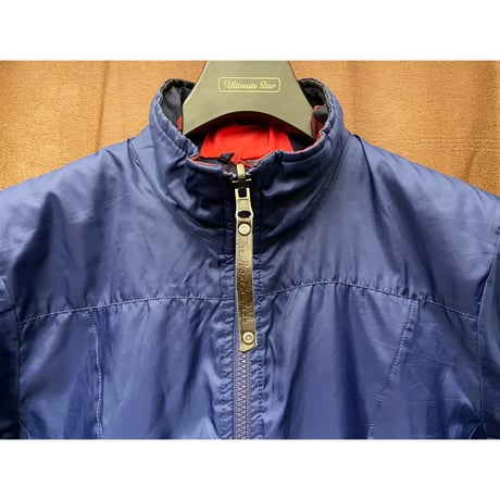 THE NORTH FACE リバーシブルナイロン中綿ジャケット ブルー×レッド