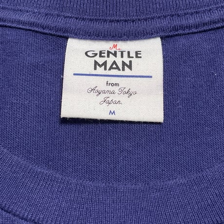 MISTERGENTLEMAN クルーネック半袖プリントTシャツ ネイビー Mサイズ