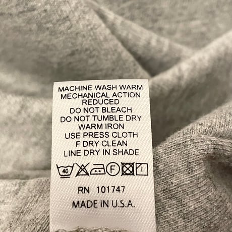 MADE IN USA製 Velva Sheen × SHIPS ポケット付きVネックTシャツ グレー Sサイズ