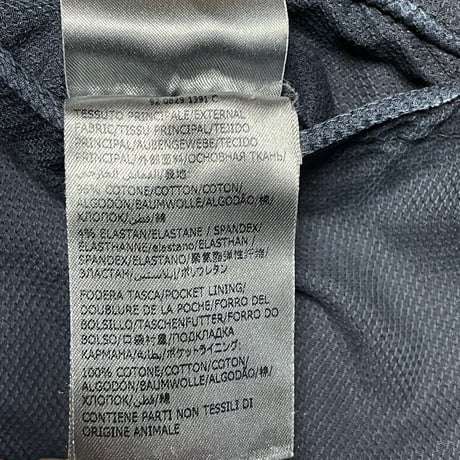 INCOTEX コットンスラックス ネイビー W29サイズ  SLIM FIT シングル仕上げ