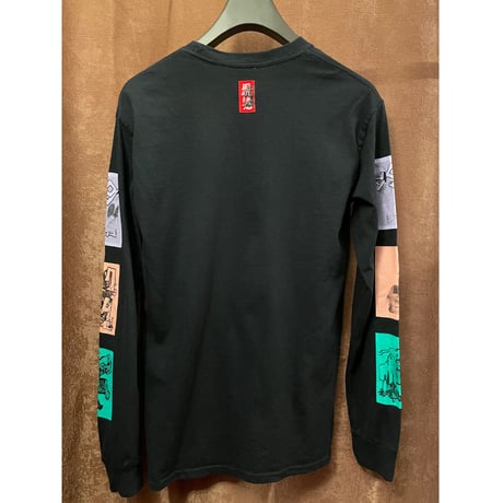 BlackEyePatch × BEAMS T RUSSELL MAURICE 長袖プリントTシャツ ブラック Sサイズ