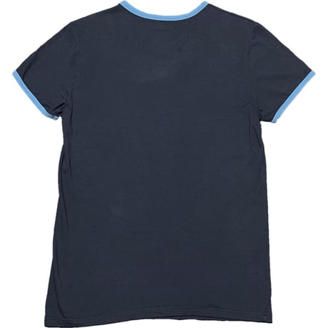EMPORIO ARMANI 半袖VネックTシャツ ネイビー Mサイズ