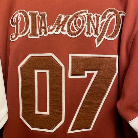 激レア MADE IN JAPAN製 SWAGGER 2003年モデル JEWELZ シーズン ツートンカラーベースボールジャージ エンジ×ホワイト XLサイズ