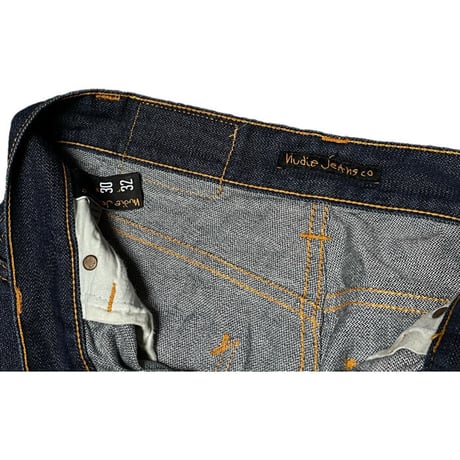 MADE IN ITALY製 Nudie Jeans オーガニックコットンデニムパンツ インディゴ W30/L32サイズ
