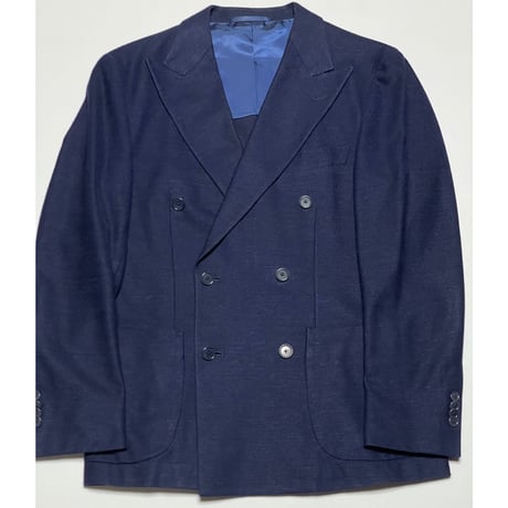 UNITED ARROWS ダブルテーラードジャケット 46サイズ ネイビー