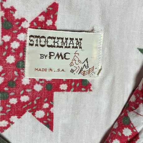 MADE IN USA製 STOCKMAN BY PMC ウエスタンシャツ マルチカラー サイズ表記無し