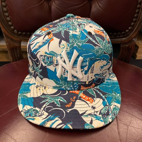 NEW ERA × NEW YORK YANKEES アロハ柄ベースボールキャップ マルチカラー 7-3/8 58.7cm