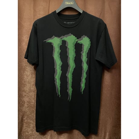 MONSTER ENERGY ロゴプリントTシャツ ブラック Mサイズ