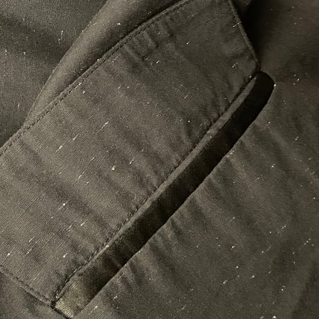 【BARNEYS NEWYORK取り扱い】MADE IN ITALY製 ADAM KIMMEL コットンテーラードジャケット ブラック Sサイズ