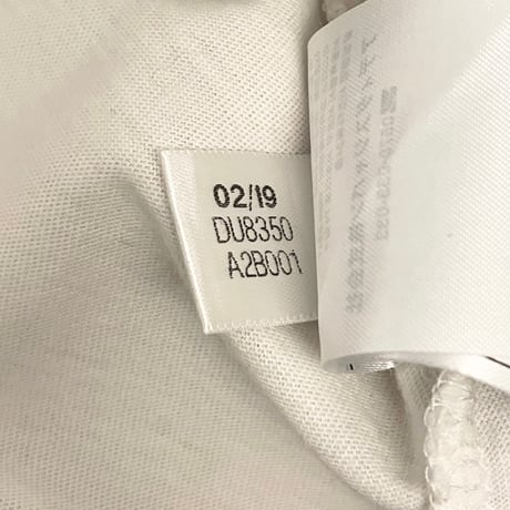 adidas SKATEBOARDING バックプリントTシャツ ホワイト Lサイズ