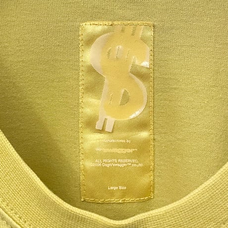 レア 名作 SWAGGER TKNY プリントTシャツ イエロー Lサイズ