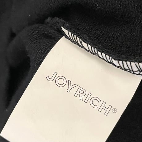 JOYRICH × PLAYBOY オーバーサイズ長袖ニットラガーポロシャツ ブラック Sサイズ