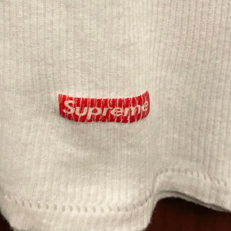 Supreme × Hanes BOXロゴ プリント コットンタンクトップ ホワイト Sサイズ