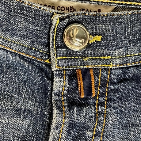 MADE IN ITALY製 JACOB COHEN J610 ダメージデニムパンツ インディゴ W31サイズ