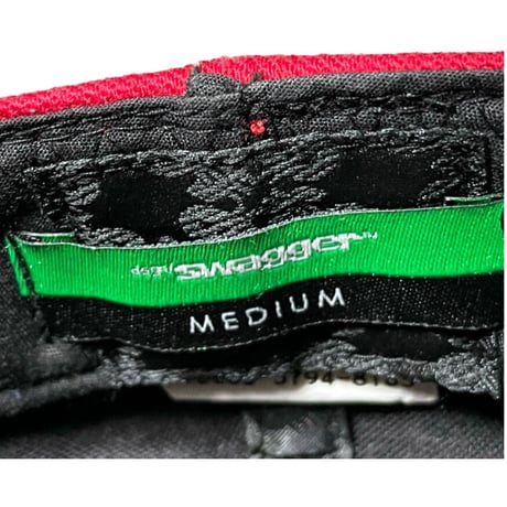 MADE IN JAPAN製 SWAGGER TKNYロゴ ベースボールキャップ レッド Mサイズ