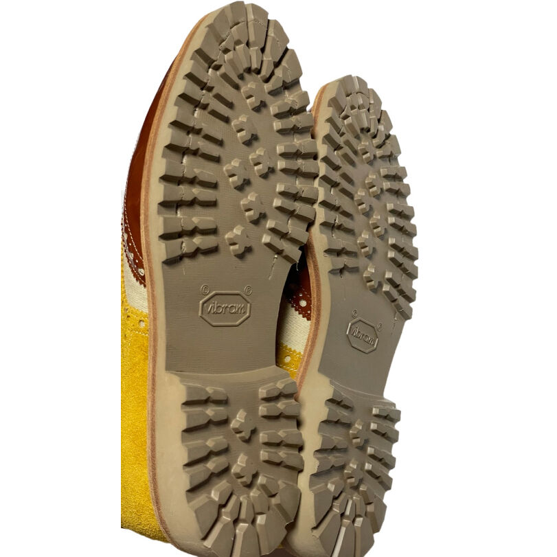 MADE IN ITALY製 HAL italian handmade ウイングチップシューズ