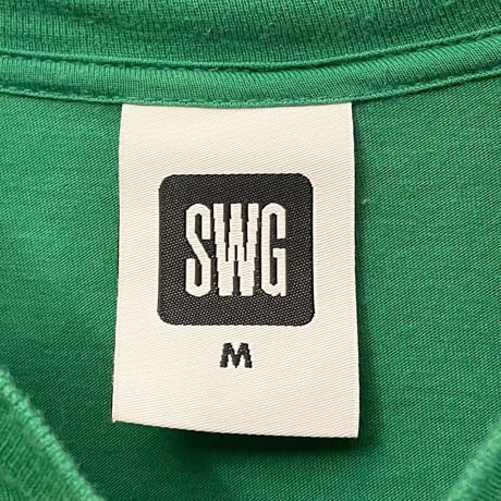 SWAGGER ポケット付きクルーネックTシャツ グリーン Mサイズ