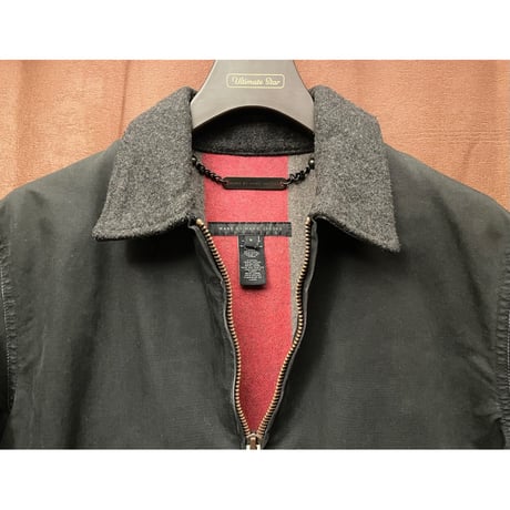 MARC BY MARC JACOBS ウール切り替えフルジップジャケット ブラック Sサイズ