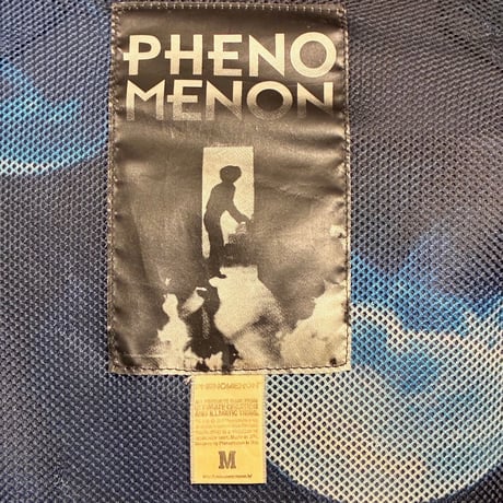 MADE IN JAPAN製 PHENOMENON 2009年モデル 総柄マウンテンジャケット グレー×ブラック Mサイズ