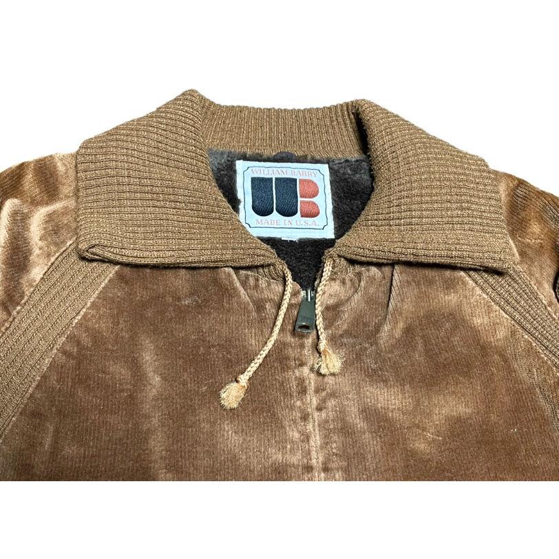 MADE IN USA製 WILLIAM BARRY コーデュロイ裏ボアジャケット MADE IN USA製 WILLIAM BARRY コーデュロイ裏ボアジャケット