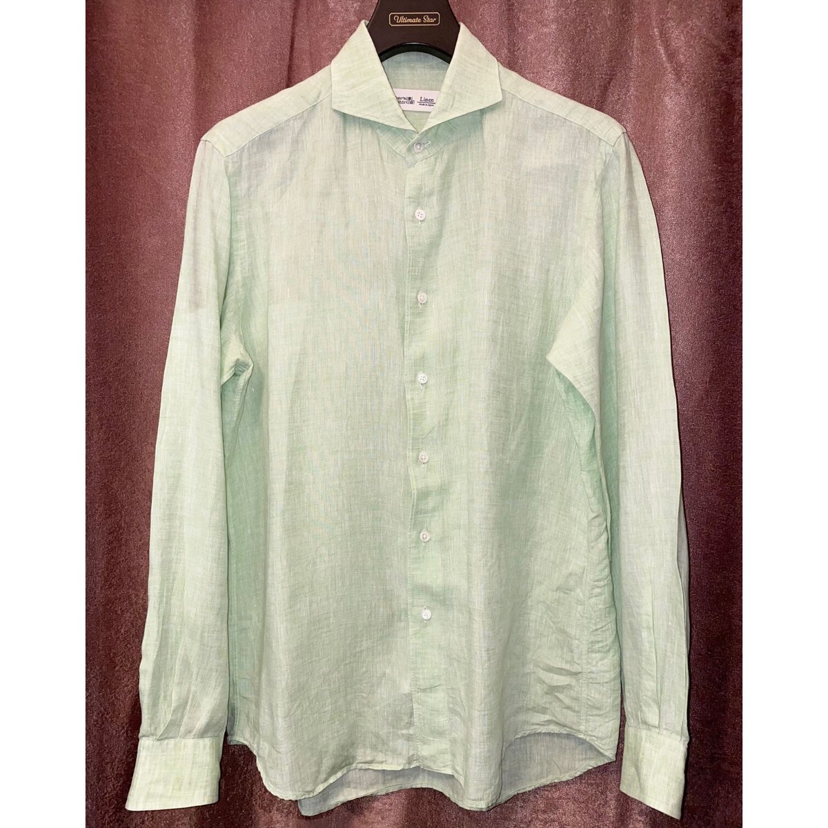 MADE IN JAPAN製 Maker's Shirt 鎌倉 長袖リネンシャツ ライト