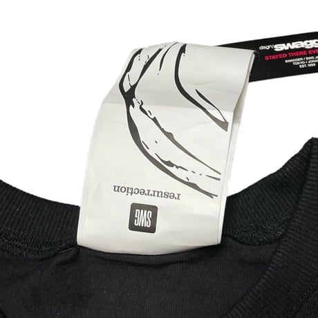 ☆タグ付き新古品☆ SWAGGER 七分袖フットボールシャツ ブラック Lサイズ