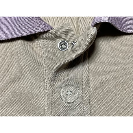 ▲訳あり商品▲ MADE IN ITALY製 MARC JACOBS 半袖鹿の子ポロシャツ ブラウン Sサイズ